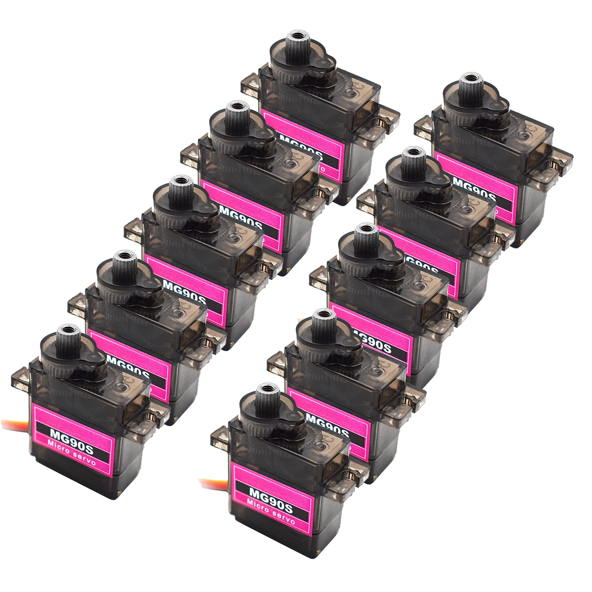 5/10/20 Pcs MG90S All Metal Gear 9g Servo SG90 Upgraded Version For Rc Helicopter Plane Boat Car MG90 9G Trex 450 RC Robot