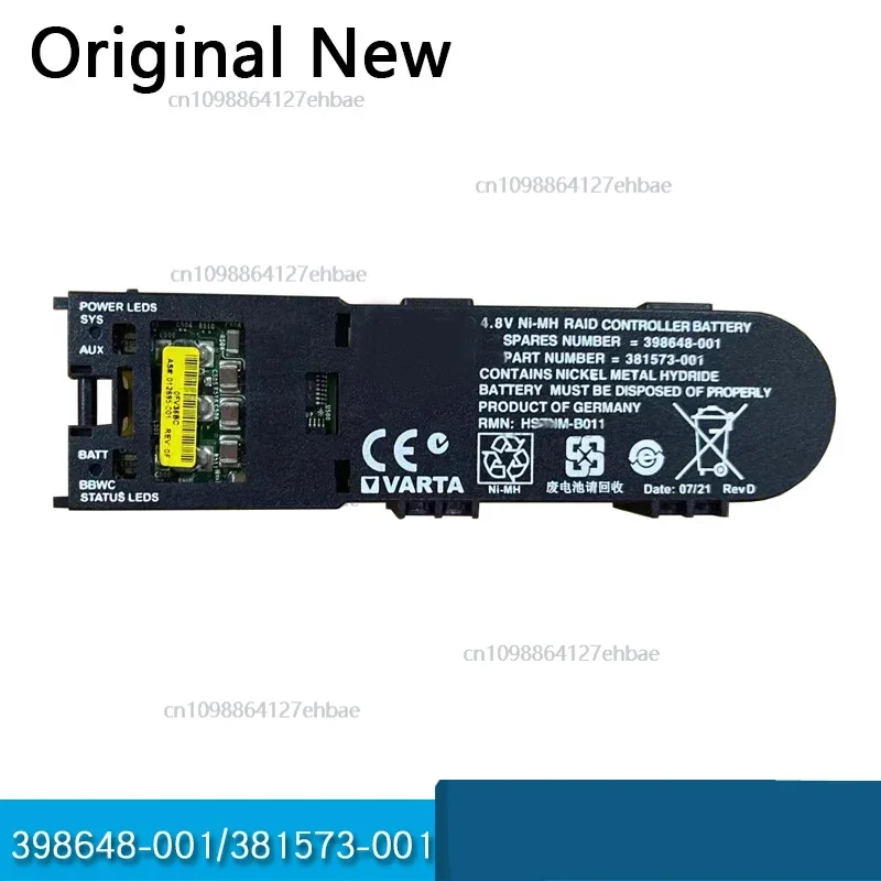 

Новый оригинальный аккумулятор 398648-001 381573-00 для аккумулятора контроллера Raid HP P400 P800