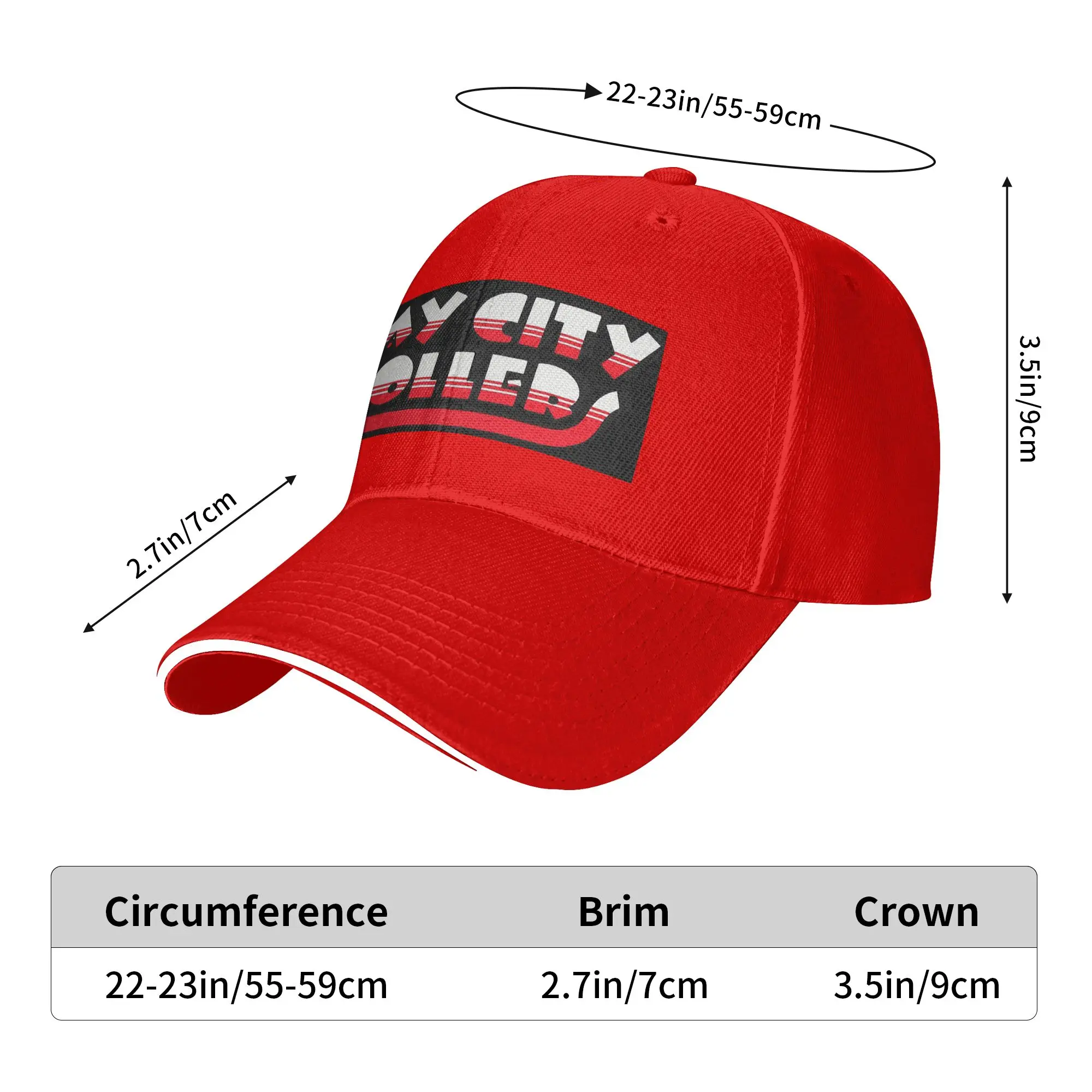 Bay City Rollers Music Band Cap Casual Baseball Caps Adjustable Hat Hip Hop Summer Unisex Baseball Hats Customizable