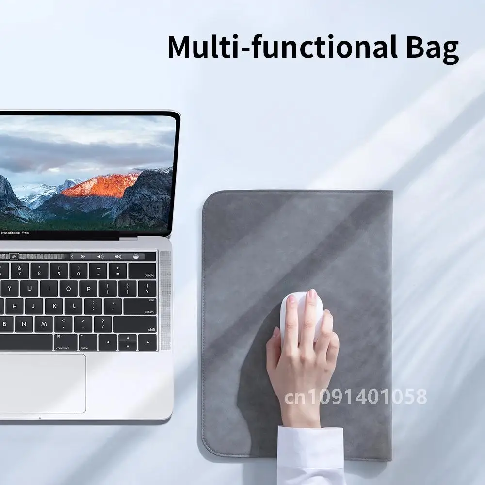 SmartDeviL LAptop Bag 9 in 11 12 16 Inches For MacBook Air Pro Matebook Computer Package Inner Gallbladder 13 14 Inch For iPad