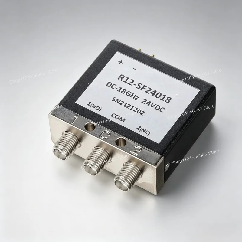 12V/24V High Frequency RF Coaxial SMA SPDT Mechanical Relay Switch DC-18GHz Signal Switching