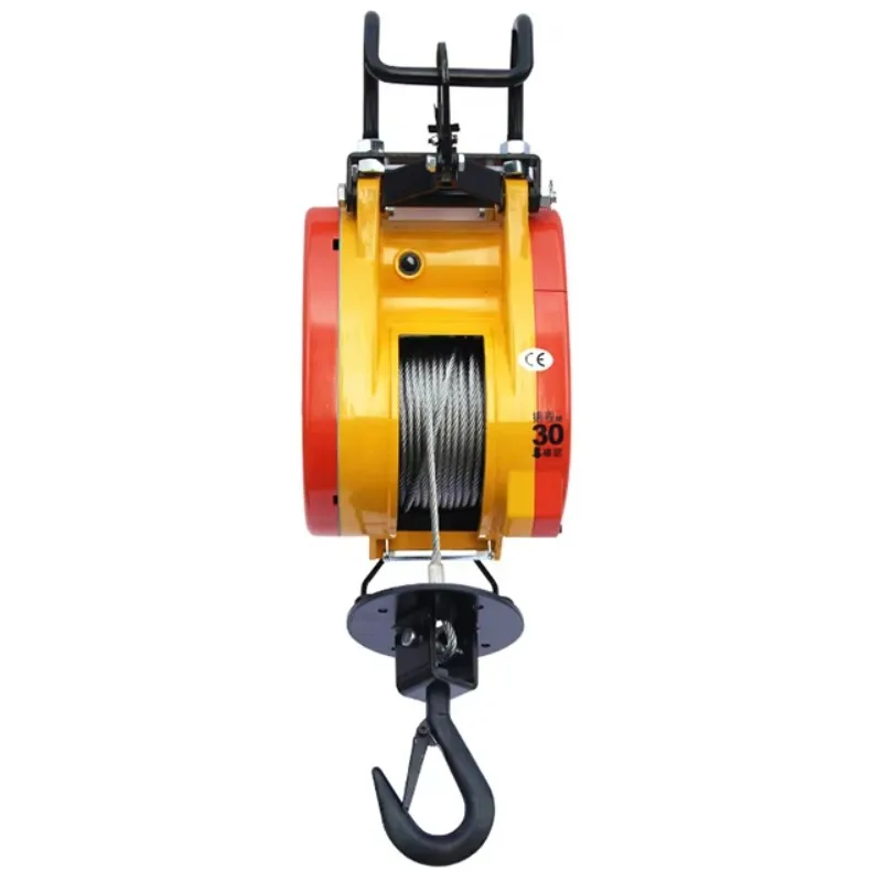 Portable Suspended Small Ultra High Efficiency Cable Winch Mini Electric Hoist Crane Tool for Sale