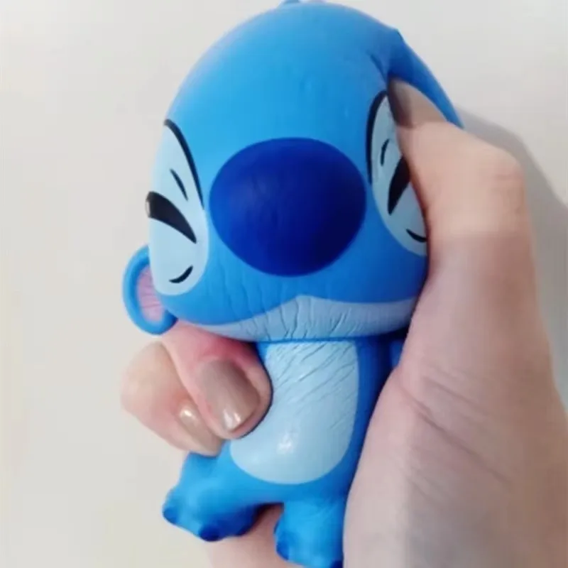 Kawaii Anime Stitch Disney Figure Doll Decompression Toy Lilo&stitch Slow Rebound Stress Relief Toys Kid Girl Boy Healing Gift