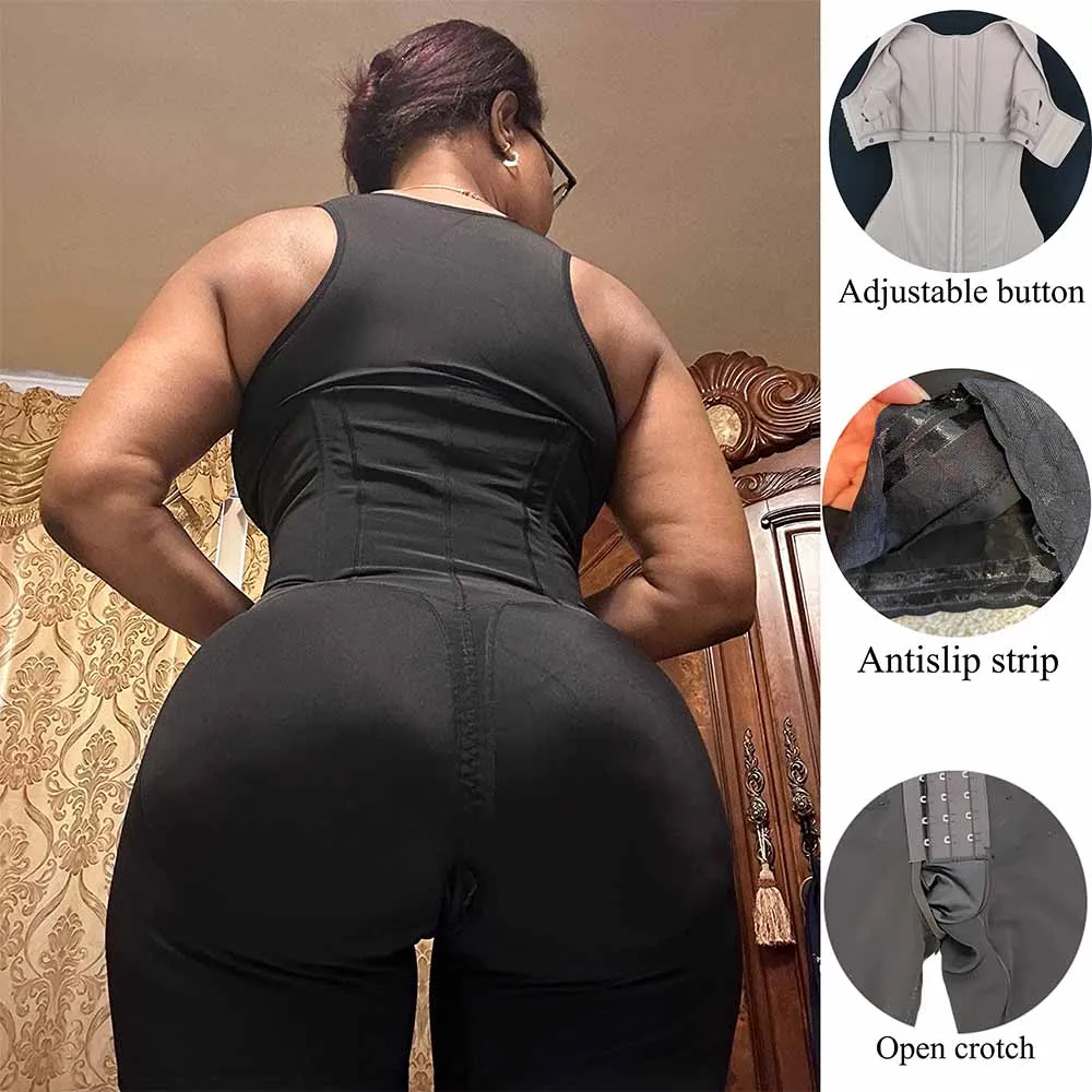 

Colombian Girdles Shapers Women Tummy Control with 7 Bounes High Copression Waist Trainer Body Shaper Bodysuit Postpartum Shaper