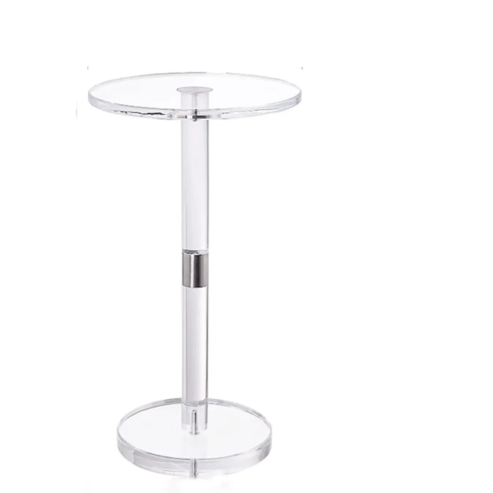 

Minimalist Cream Style Slate Small Round Table Small Household Roman Column Round Dining Table and Chairs