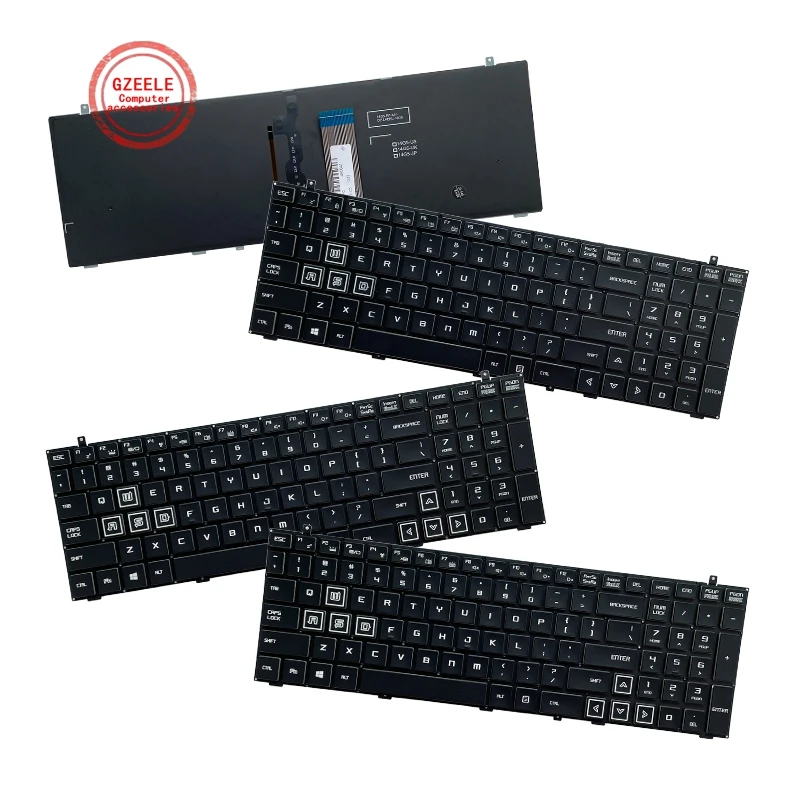 

New US Laptop Keyboard Backlight For Hasee Z7-KP5GA Z7M-KP5GA Z7-KP5GC Z7M-KP5GC Z7-CT5GA Z7M-CT5GA G7-CT7VK T50 T50TI