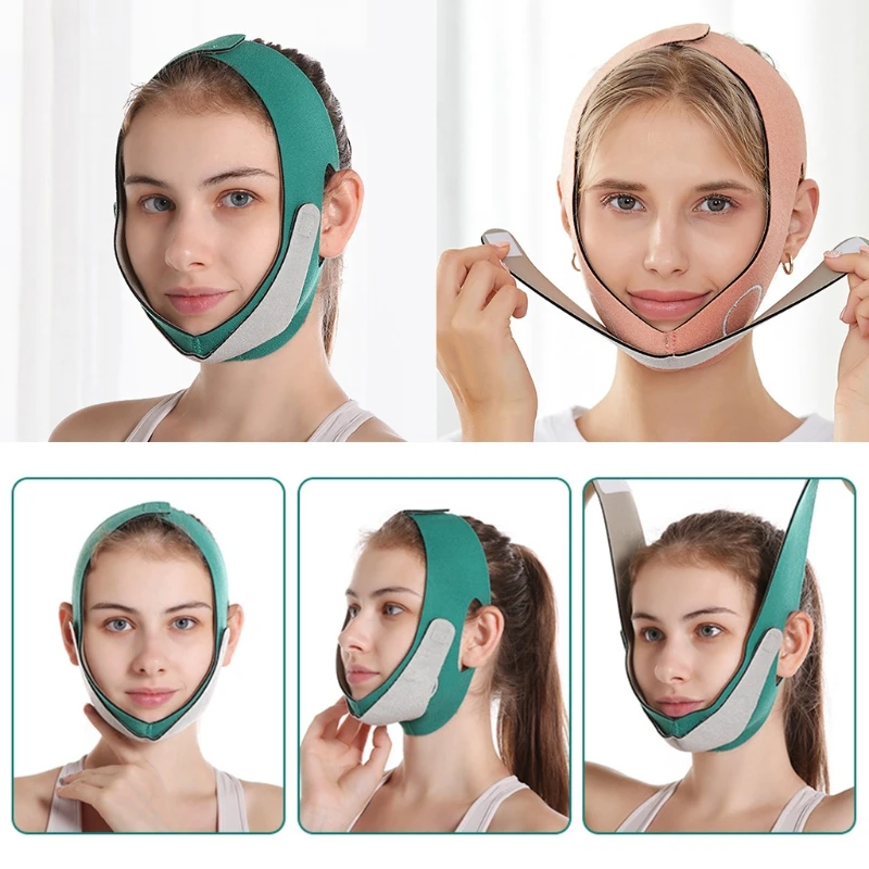 for Facial Lifting Mask V Face Thin Chin Cheek Anti Anging Slimming Bandage Dropship