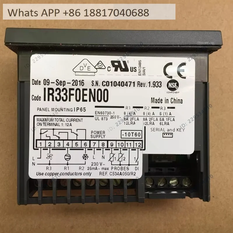 1PC hot  seller  New Original Genuine Temperature Controller IR33F0EN00