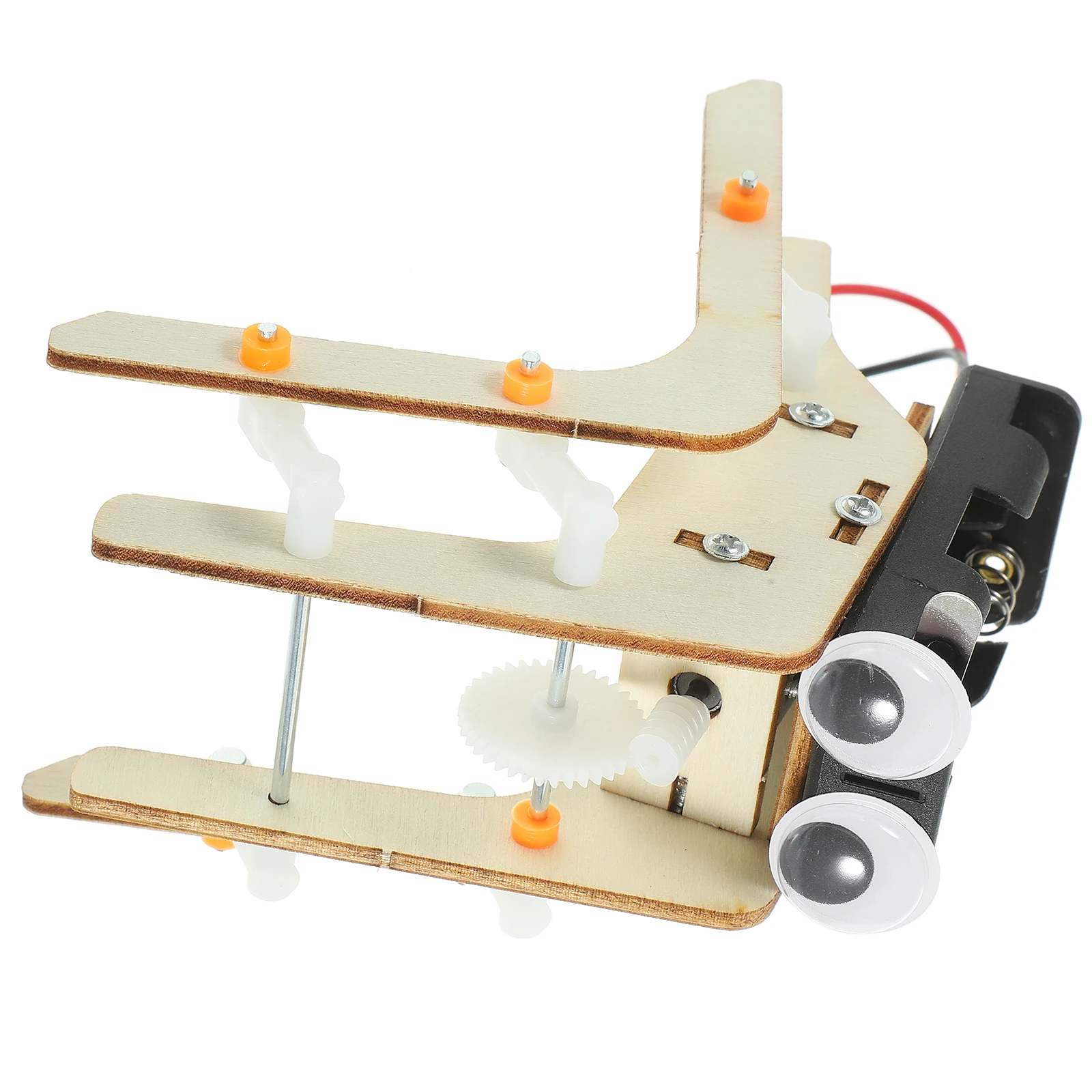 1 set Spider Robot Speelgoed Diy Wetenschap Technologie Speelbal Houten Assemblage Kid Educatief Materiaal Elektronica Bouwstenen