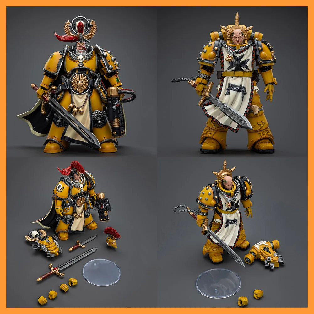 JOYTOY Warhammer 40k 1/18 Scale Imperial Fists Legion Praetor with Power Sword JT9138 First Captain Sigismund JT9237