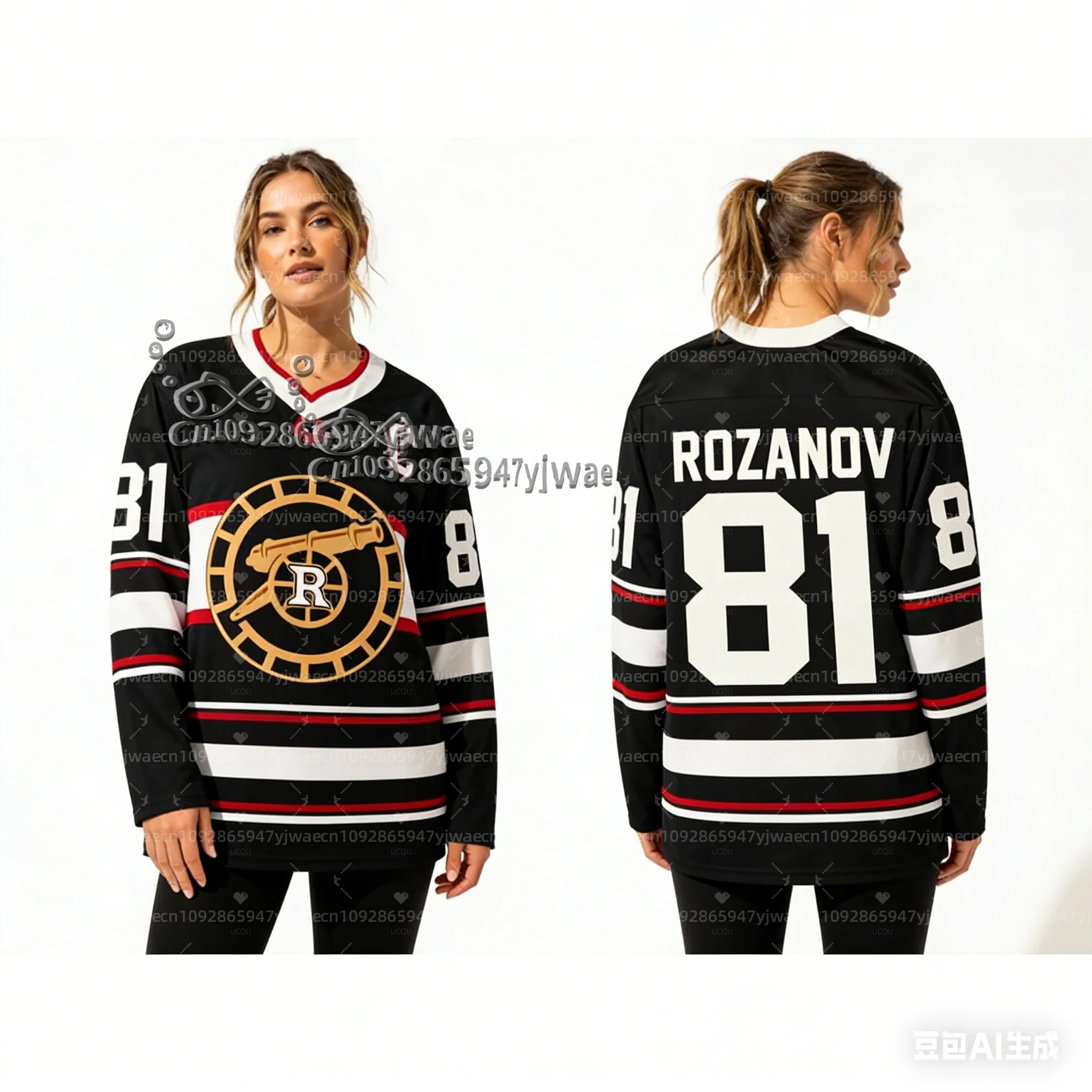 

26 men Cosplay Boston Raiders Ilya Rozanov fans Hockey Jersey Women Men long sleeve T-shirt Unisex Tops women jersey t-shirt