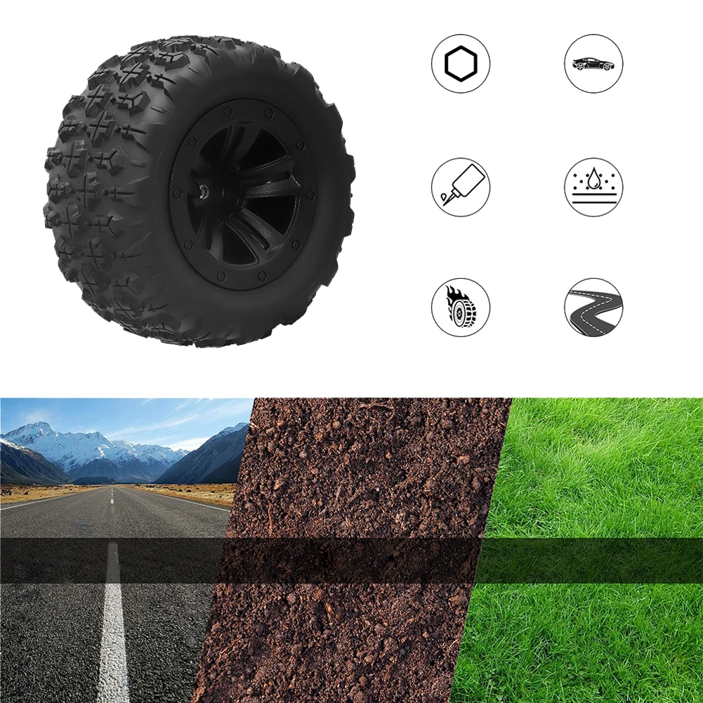 

4 шт. колеса и шины для радиоуправляемых автомобилей, передние и задние шины для радиоуправляемых автомобилей 1/12 1/14 1/16 для Wltoys 144001 124018 124016 124017 144010