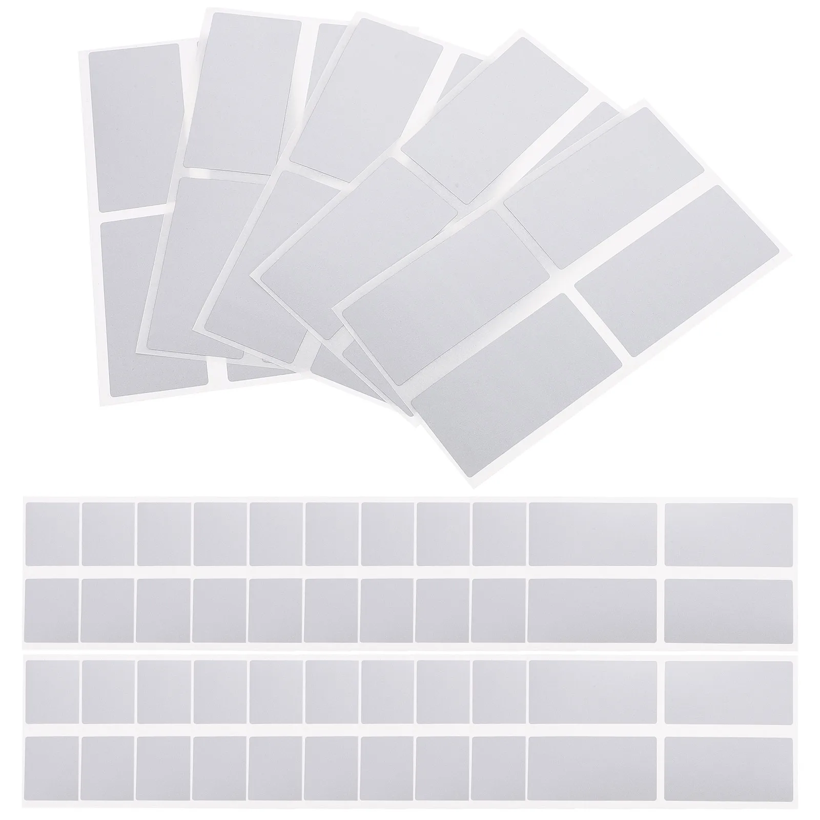 

50pcs Diy Scratch Off Stickers Rectangular Self Adhesive Peel Stick Labels For Party Wedding Festival School Prizes Scratch Off