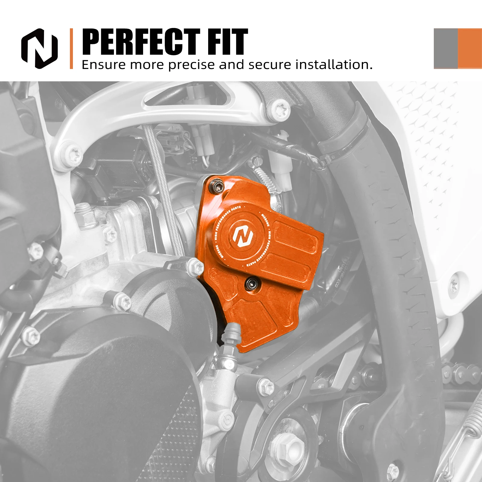 ل 2025 2024 KTM EXC 300 250 150 XC-W TPS خنق غطاء حماية الجسم خنق مستشعر موضع الحماية SX 125 250 300 XC 2023 #6