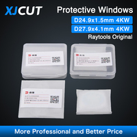 Raytools Original Protective Windows D27.9*4.1mm / D24.9*1.5mm 211LCG0037 JGS1 1064nm Quartz Fused Silica BT210 BT240 Laser Lens