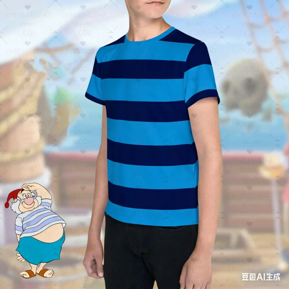 2026 Peter Pan Trust SMEE I'm A Pirate Salute T Shirts kids women T-Shirts Round Neck Cartoon Tees Short Sleeve kids  t-shirt