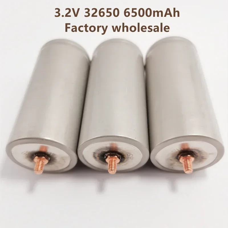 10pcs100% Original 32650 6500mAh 3,2 V lifepo4 batería recargable profesional batería de fosfato de hierro y litio con tornillo