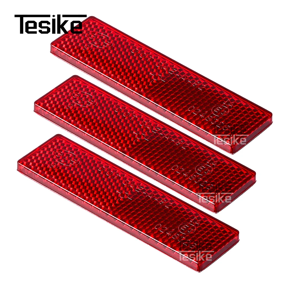 1 or 3pcs Motorcycle Rectangle Reflective Plate 92mm*26mm Warning Reflector Plastic for BMW K1600 R1200 Motorcycle Accessories