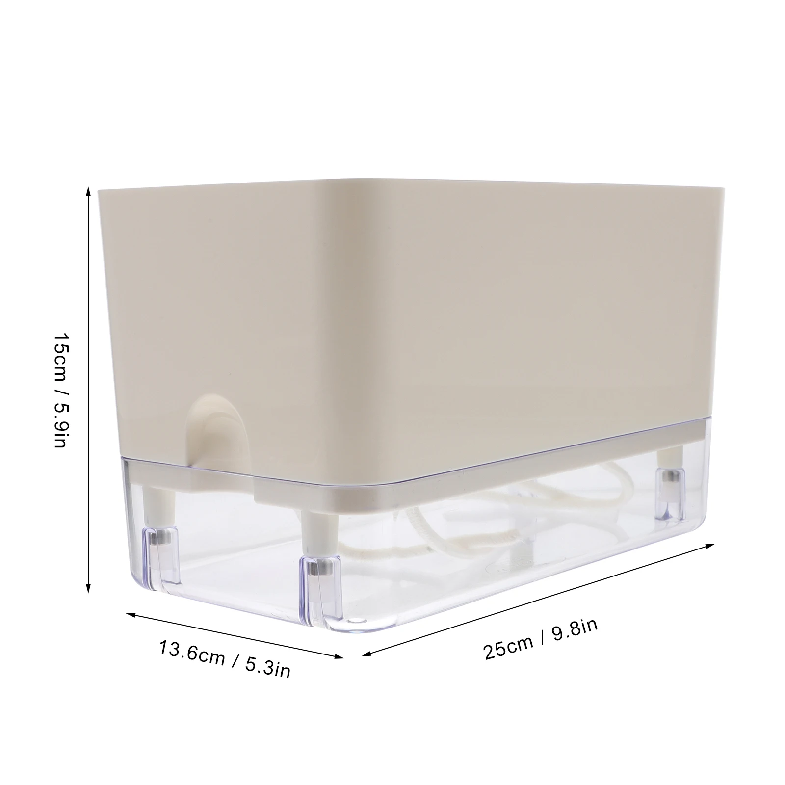 

Self Adhesive Hydroponic Flower Pot Self Watering Pots PP Material Lazy Planters Double Layer Automatic Moisturizing Plastic