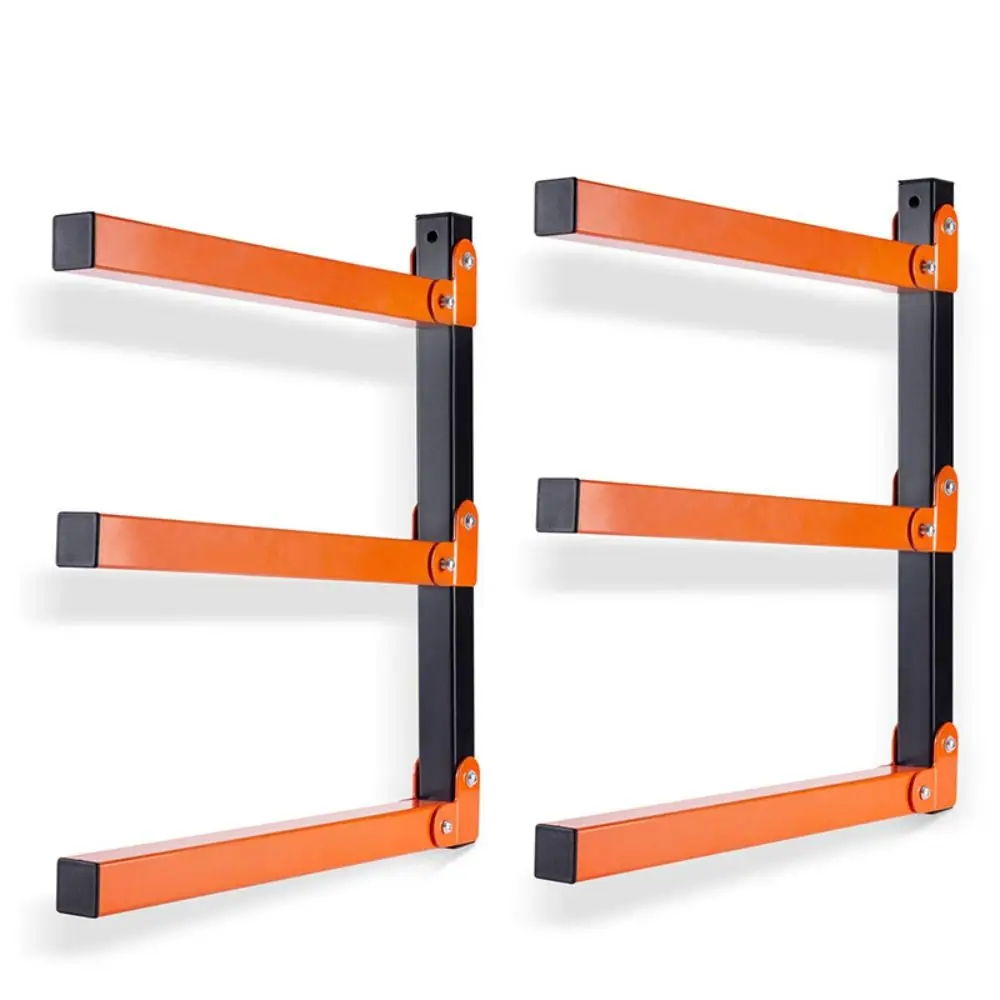 

Премиальные прочные настенные регулируемые стеллажи для хранения дров, складные 3-уровневые деревянные органайзеры для помещений