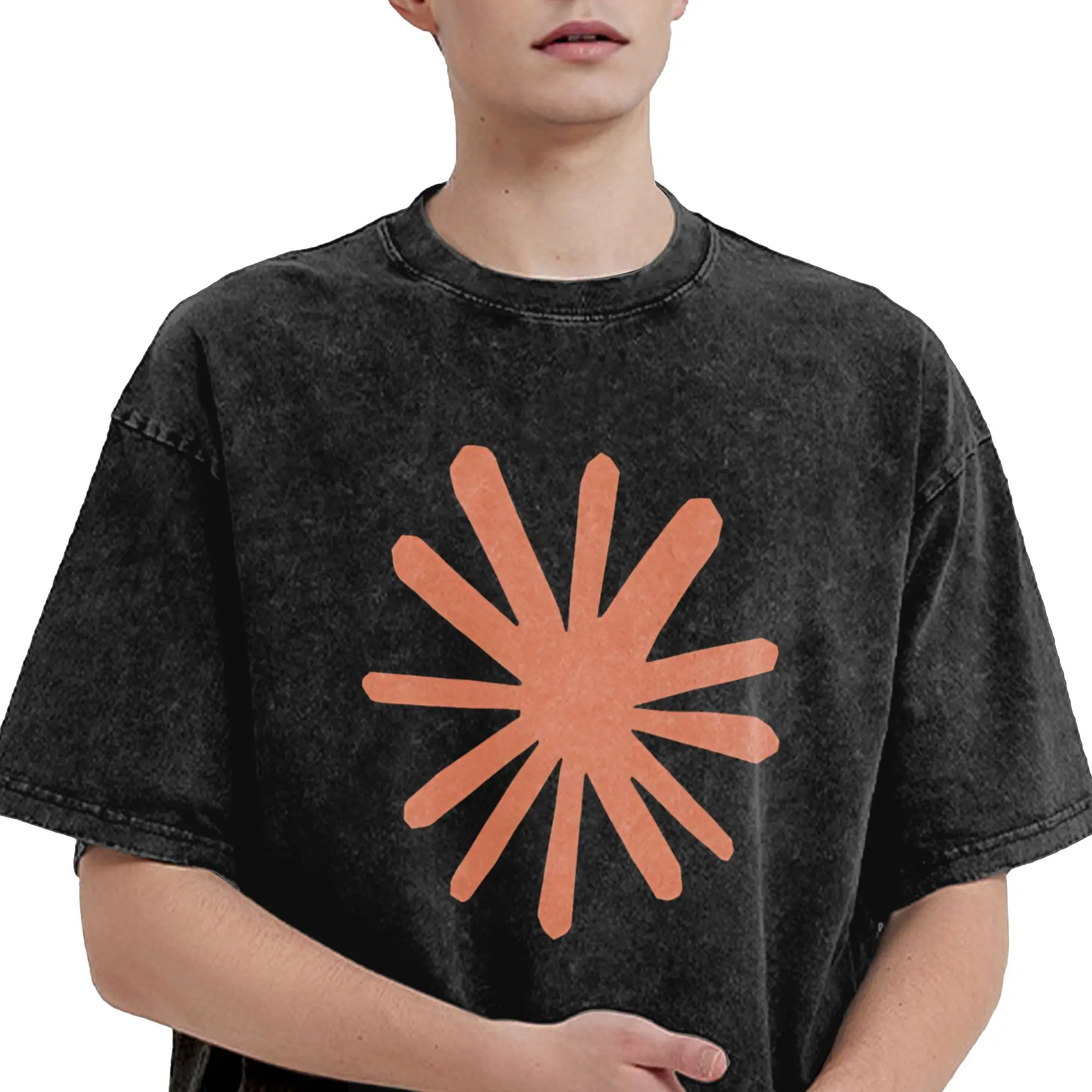 Claude Code Washed T Shirts Streetwear Hip Hop Vintage T-Shirt  Tee Shirt for Men Women 100% Cotton Harajuku
