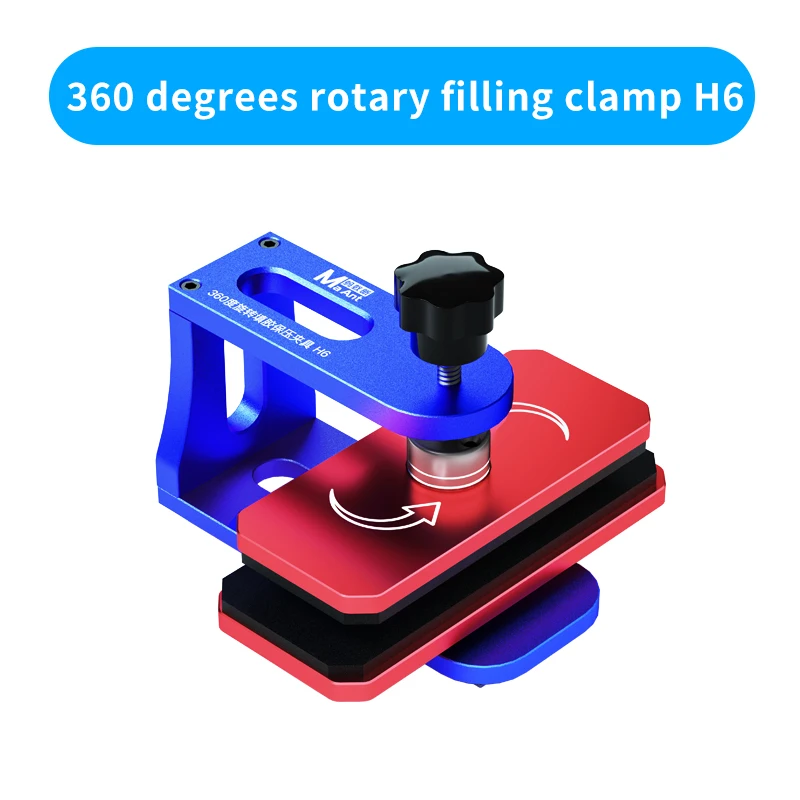 MaAnt H6 Universal Pressure Holding Fixture 360 Degree Rotary Mobile Phone LCD Screen Back CoverPressure Retaining Holding Clamp