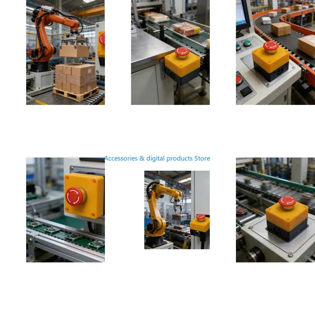 77JD 220V Emergency Stop Switches Box for Machinery Safety Protect