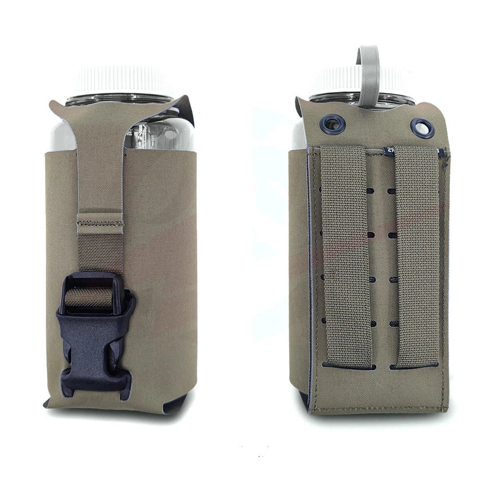 Tactical 32oz Water Bottle Pouch Lightweight Bottle Holder Carrier Molle Pouch Side Release Buckle Fastener Hunting Accessories