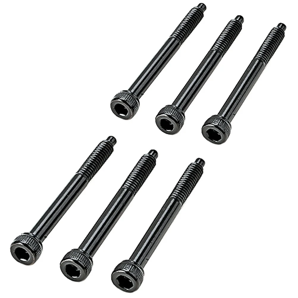 

6Pcs Guitar Bridge Saddle Screws Replacement Strong Metal Tremolo Bridge Screws Parts for Electric Guitar Repair String Breakage