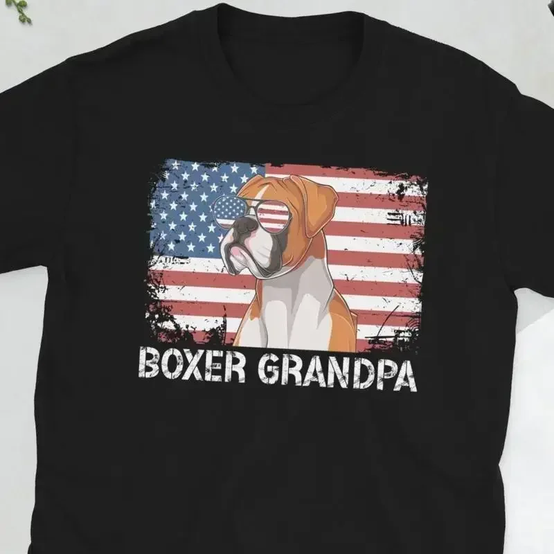 Proud Boxer Grandpa Of A Grandfather s T Shirt
