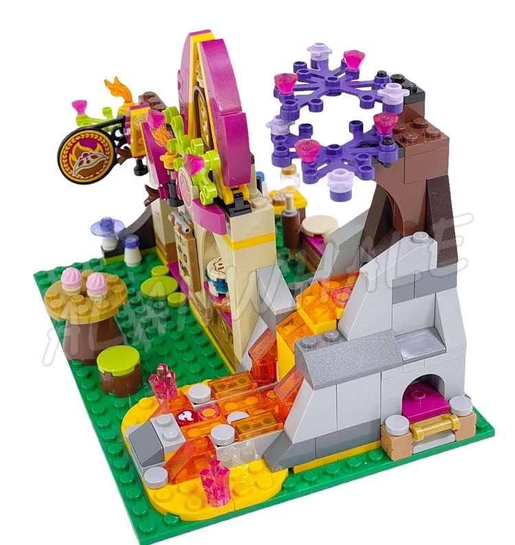 Fairy Emily Jones Building Blocks, Elfos Azari e A Padaria Mágica, Queda de Fogo 10412, Compatível com o Modelo, 323 Unidades