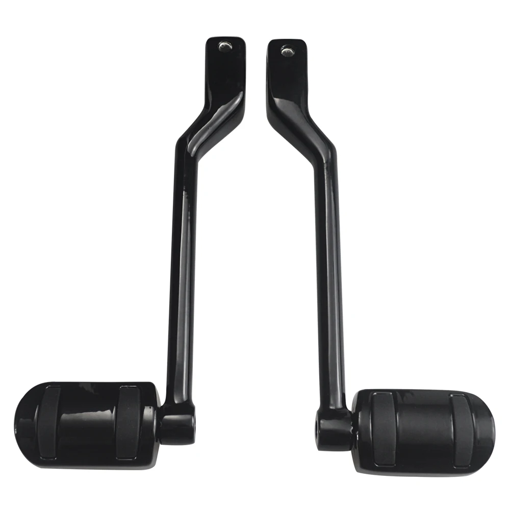 Heel/Toe Shift Pegs Front and Rear Levers w/Shifter Pegs For Harley Davidson 1986-2017 FL Softail, 1988-2025 Road King Black
