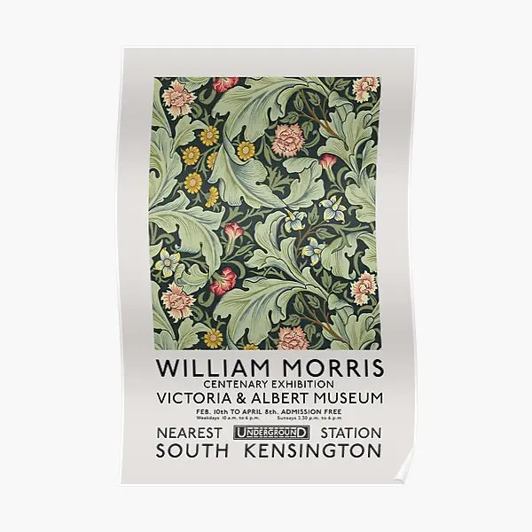 William Morris Exhibition Art Art Nouve  Poster Funny Home Decoration Mural Picture Art Modern Wall Decor Vintage Print No Frame