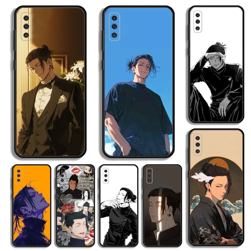 Suguru GetoS Phone Case For Samsung S23,23,22,30,21,10,9,Note20 Ultra,Lite,Ultra,5G,Plus,FE,Black Soft Case