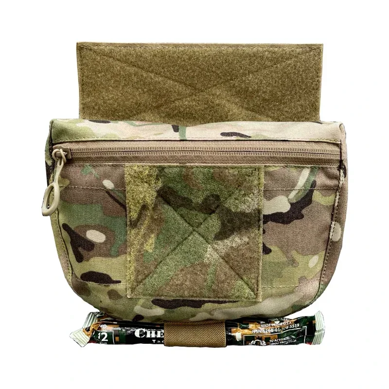 Tactical Drop Dangler Hanging Pouch Multicam EDC JPC CPC FCPC Airsoft Chest Rig Abdominal Pouch Vest Expansion Storage Bag
