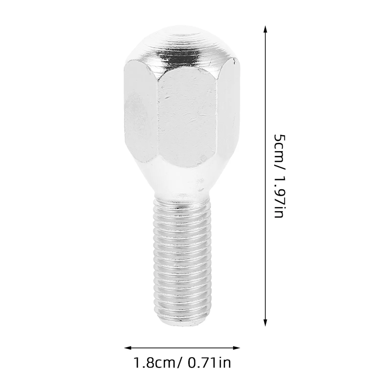 4Pcs Atv Wheel Lug Nut Bolts M10x1.25 Reliable Automotive Tire Bolt Set for 10 12 14In Car Rim Wheel Hub Screws