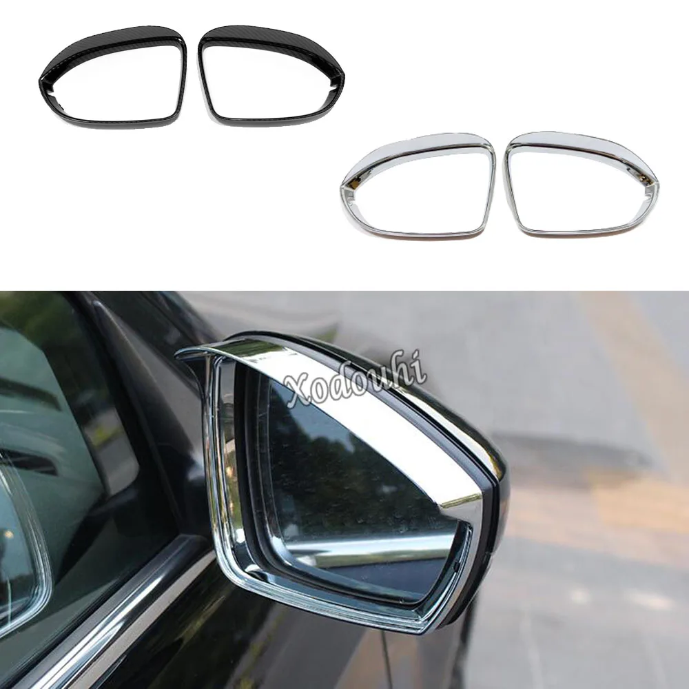 Car Rearview Mirror Rain Eyebrow Cover Decoration Auto Exterior Accessories For VW Volkswagen Golf8 Golf 8 2020 2021 2022 2023