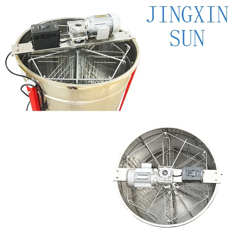 6 Electric Reversible Honey Extractor Self-reversing Bee Processor with Motor