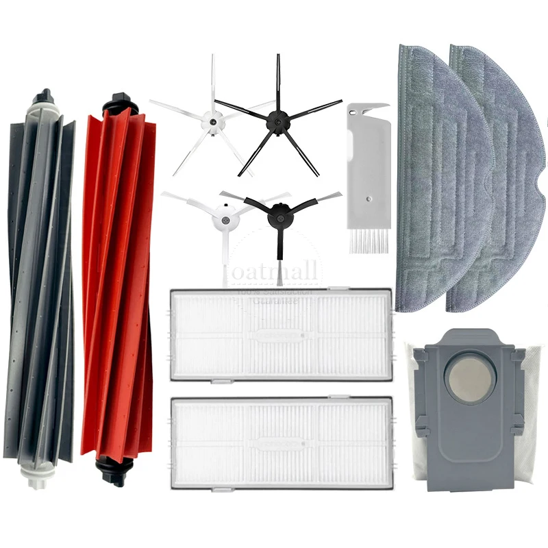 قطع غيار لشاومي روبوروك ، مكنسة كهربائية ، فرشاة دوارة ، فلتر HEPA ، ممسحة القماش ، قطع الغيار ، S8 برو ، الترا