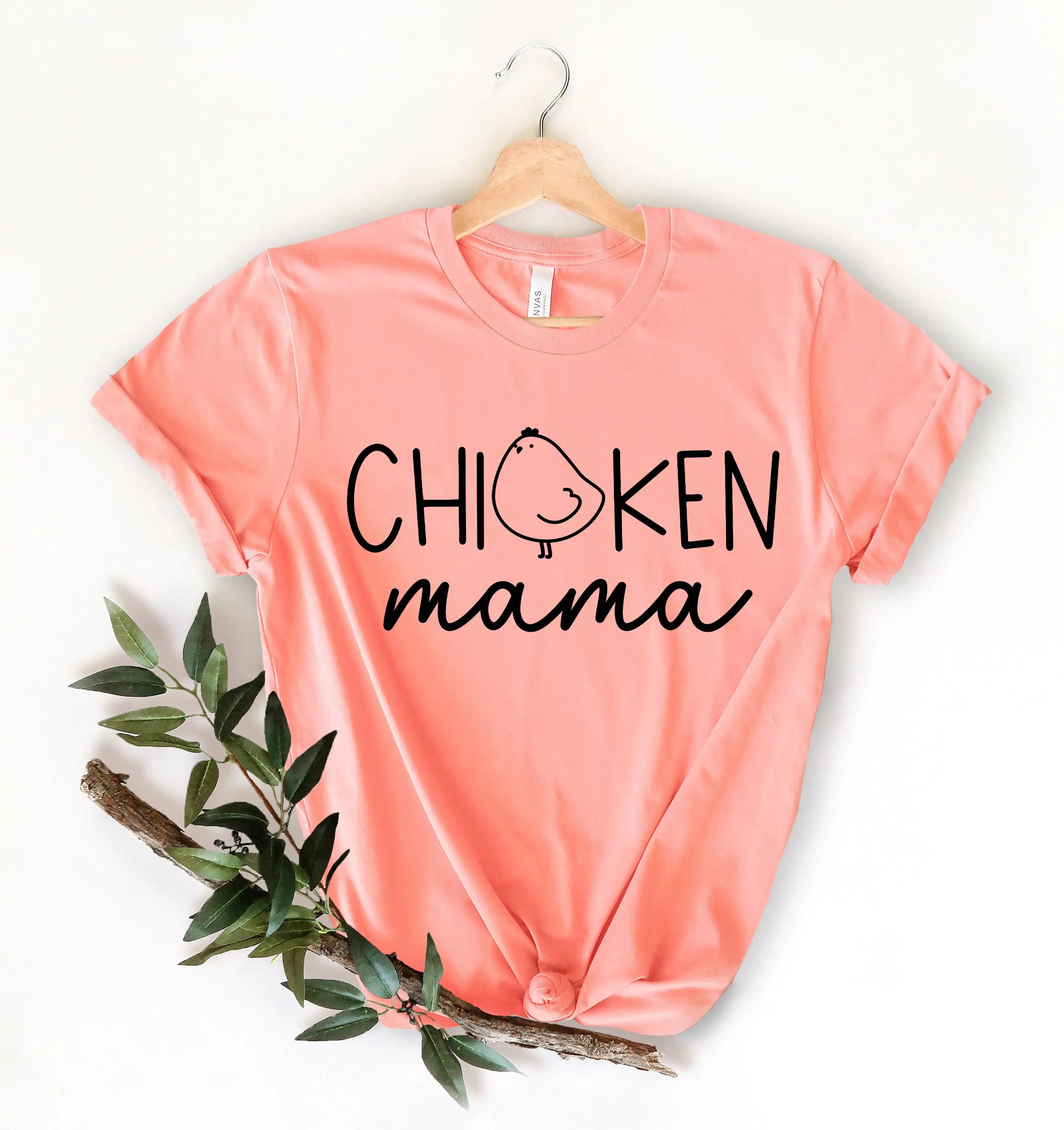 Chicken Mama T Shirt Farm Lover Women'S For Women