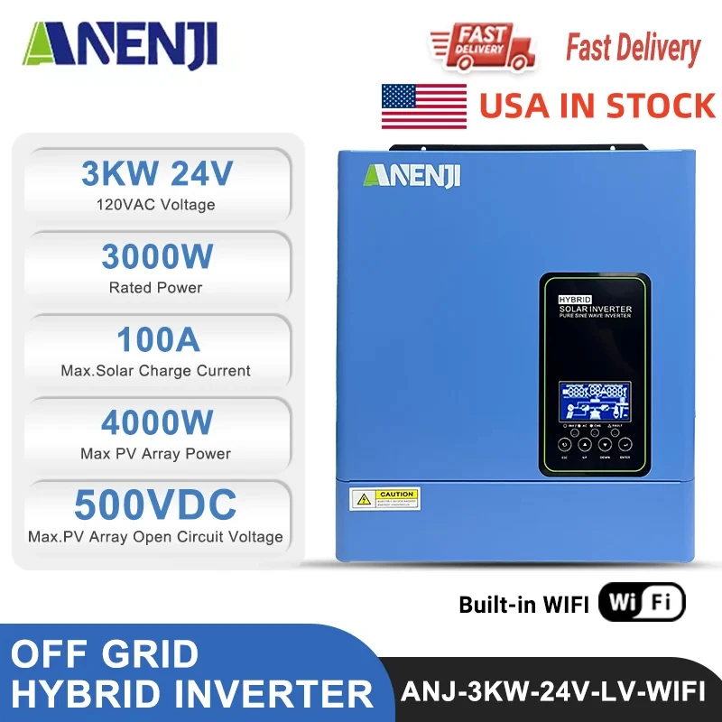 Anenji 3KW 24V110/1… - image