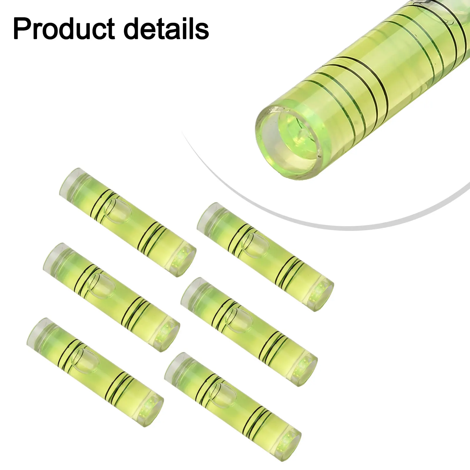 أداة قياس مستوى الفقاعات الجديدة تمامًا لحامل الكاميرا ثلاثي القوائم PMMA مادة شفافة 6 قطع سهلة الاستخدام والتركيب #3