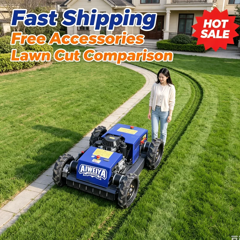 Customized New Arrival Zero Turn Lawn Mower Grass Cutting Machine Wheeled Lawn Mower For Orchard Lawn Trimming