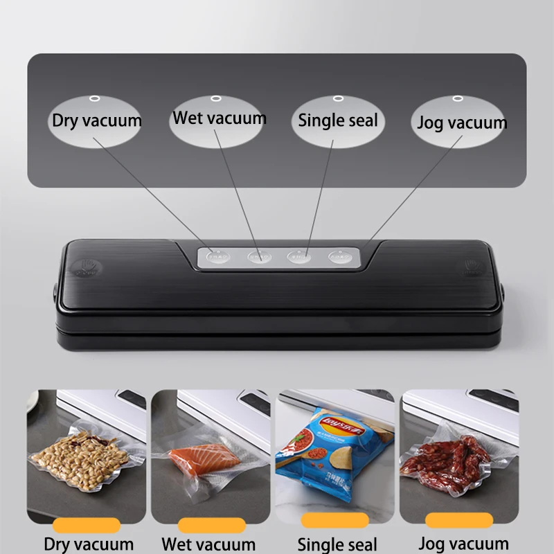 XIAOMI Food Vacuum Sealer Packaging Machine Automatic 220V/110V Household Vacuum Food Sealing With Free 10pcs Vacuum bags