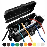 Caja eléctrica impermeable para exteriores, disponible en 10 opciones de color, caja de conexión resistente a la intemperie para proteger enchufes y enchufes