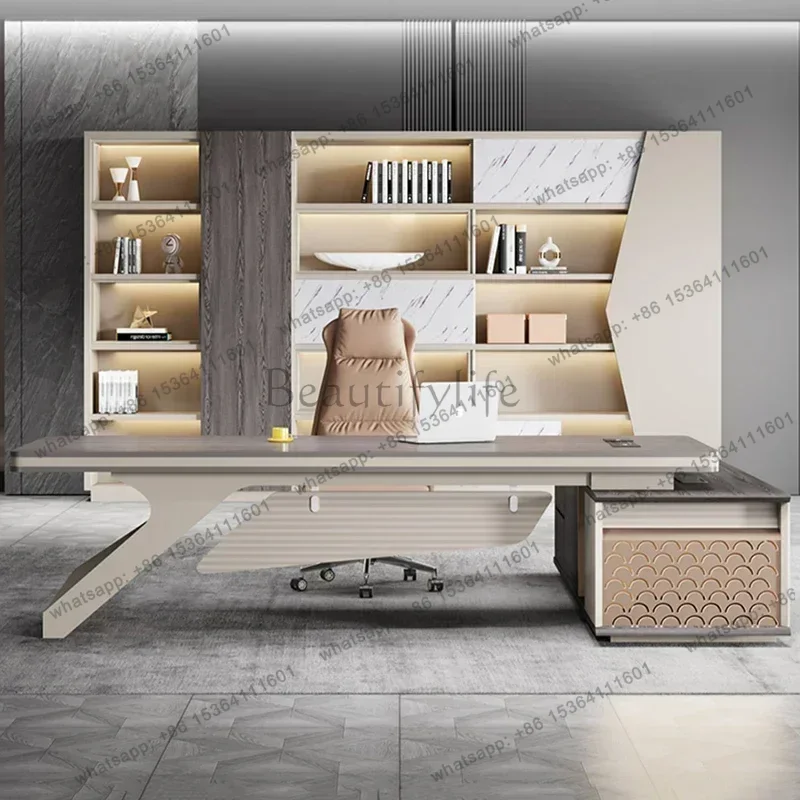 LJY Display Luxury Computer Desks Dressing Table Sofa Side Simple Office Desk Furniture Room Escritorio Oficina Chinese Furnitur