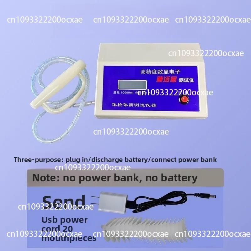 Spirometer Electronic Handheld Spirometry Tester Physical Examination Mouthpiece Breath Test