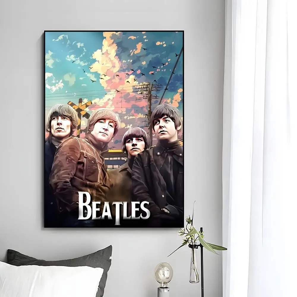 Klassisches Band-Poster von The Beatles, Wandkunstdruck, dekoratives Wandbild, Heimdekoration, Geschenk, ungerahmt – Detail 19