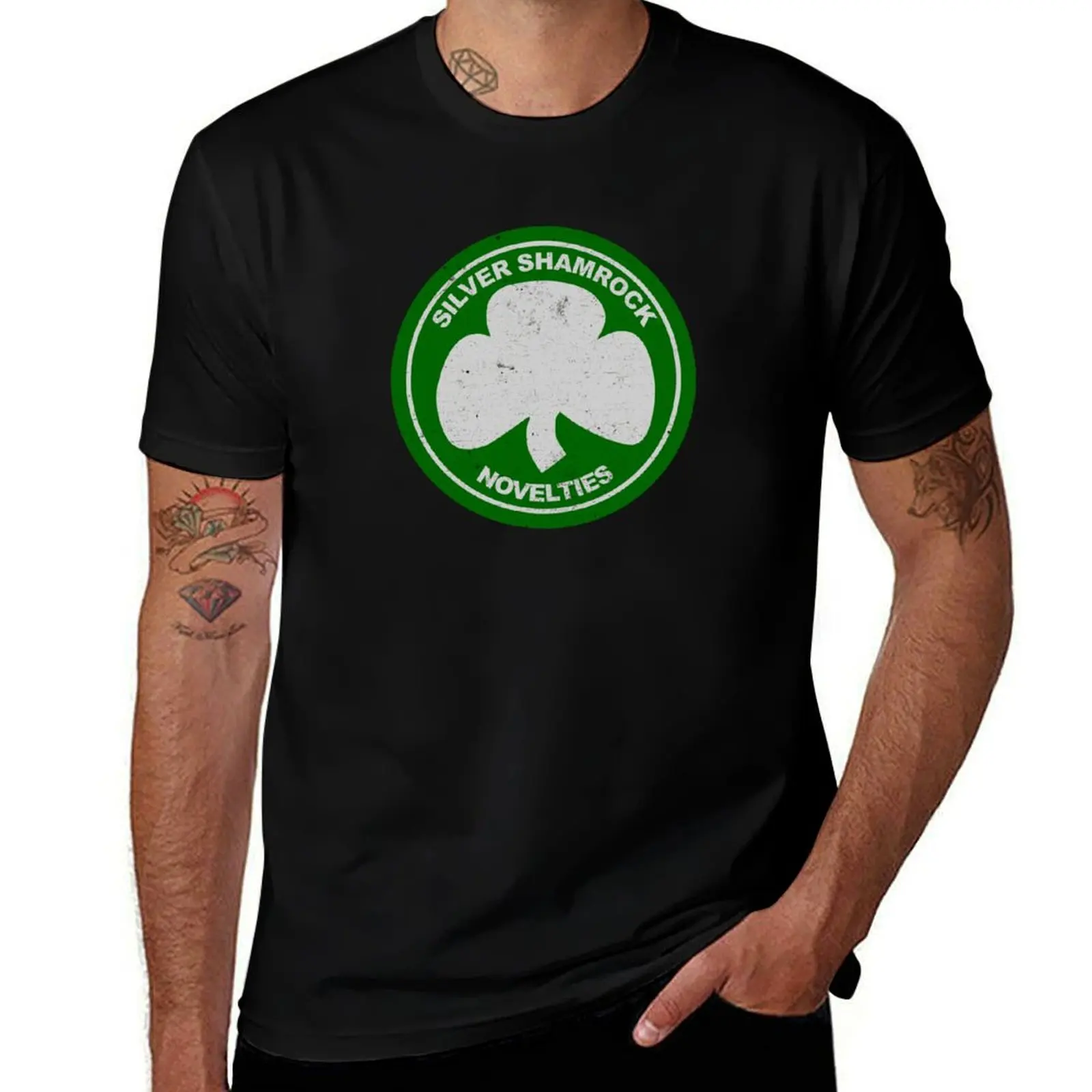 SILVER SHAMROCK NOVELTIES T-Shirt Plus Size All Match Tee Shirt T-Shirt