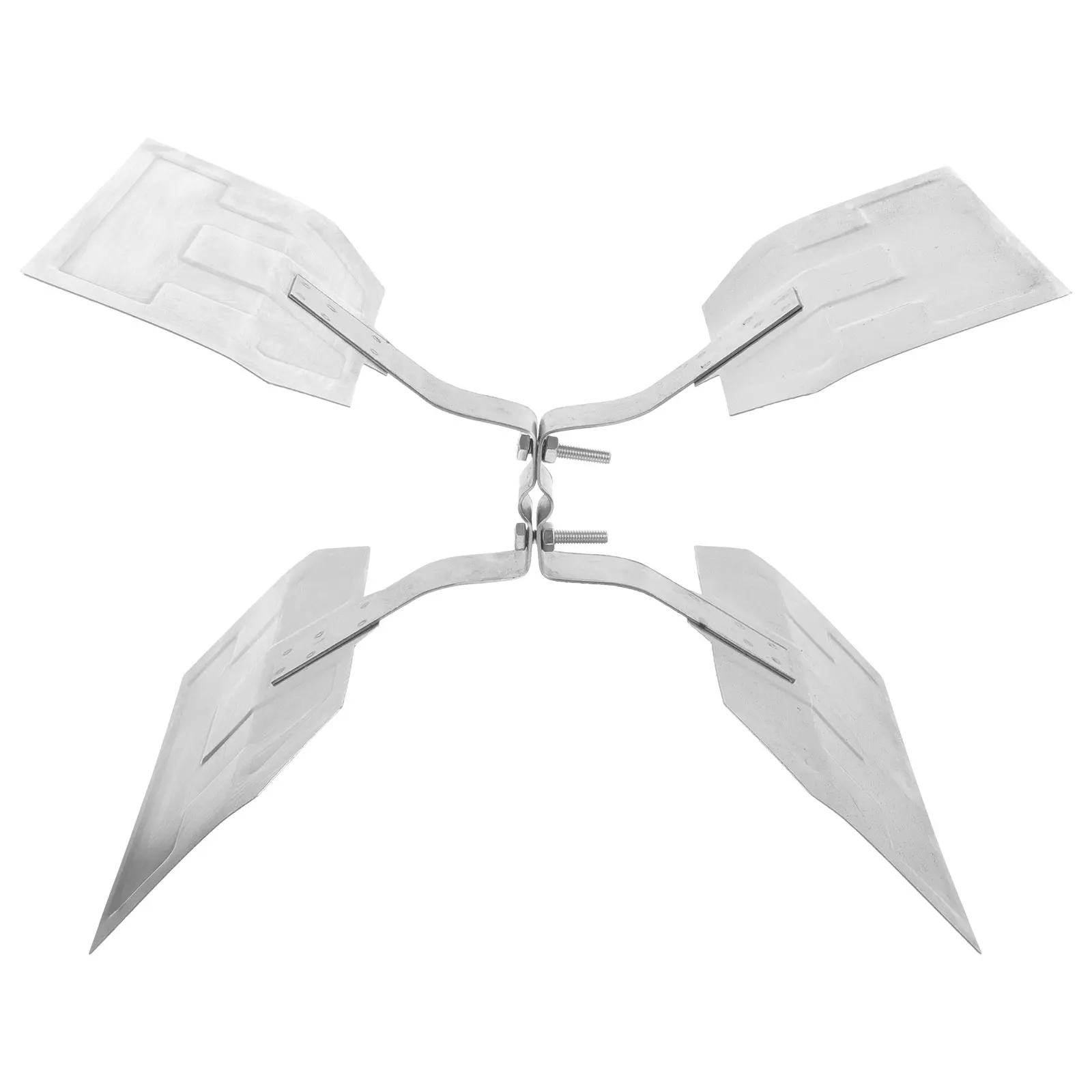 

1Pair Longevity Iron Agriculture Fan Parts Compact and Practical for Farmers Stable Operation Replaceable Blades for Efficiency